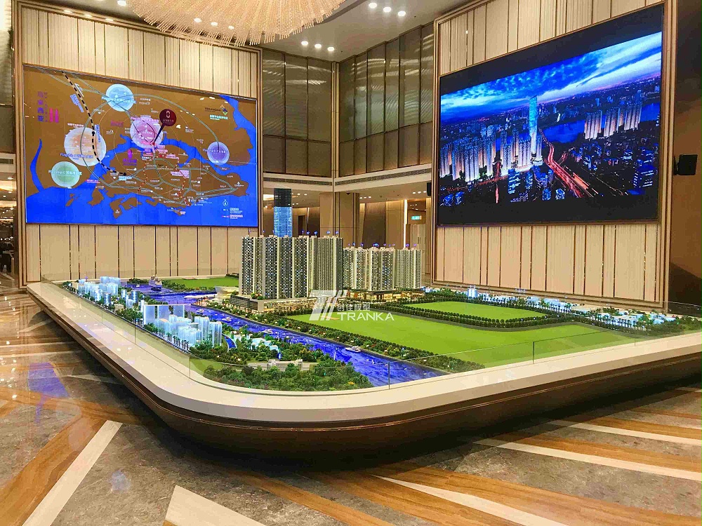 馬來西亞富力公主灣房地產售樓沙盤建筑模型案例