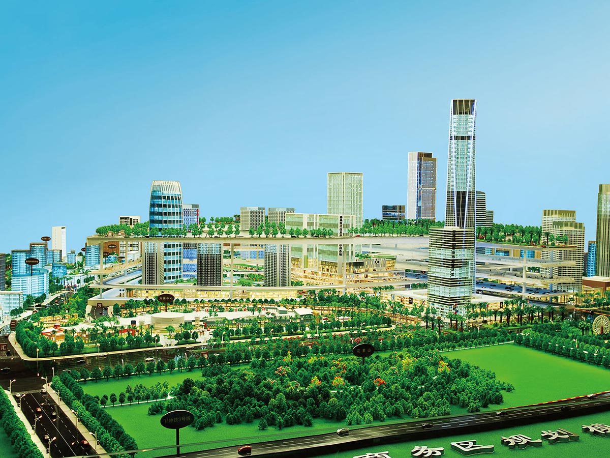 萬(wàn)博商務(wù)區(qū)規(guī)劃模型案例