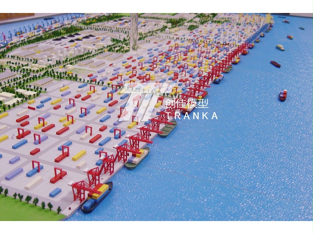 南沙港總體規(guī)劃模型 南沙港總體規(guī)劃模型