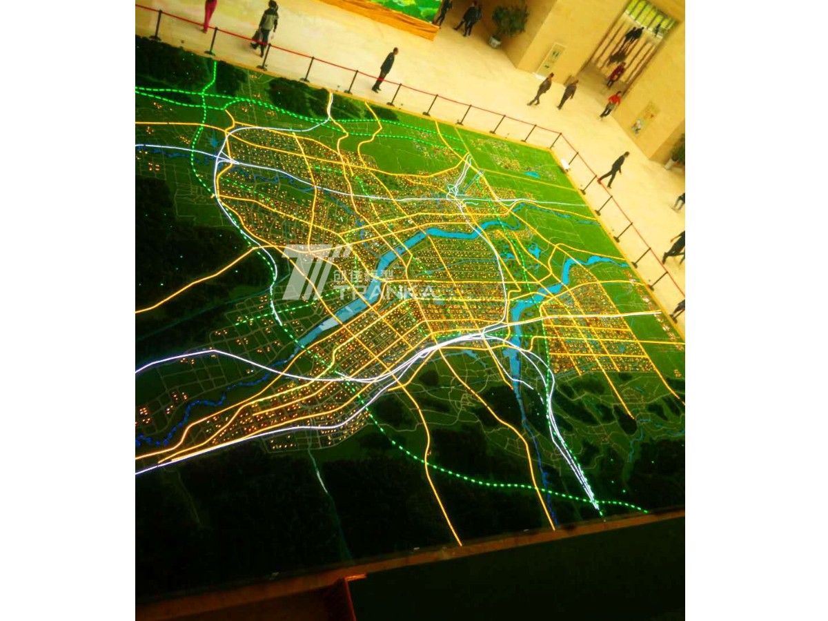 洛陽市總體規(guī)劃沙盤